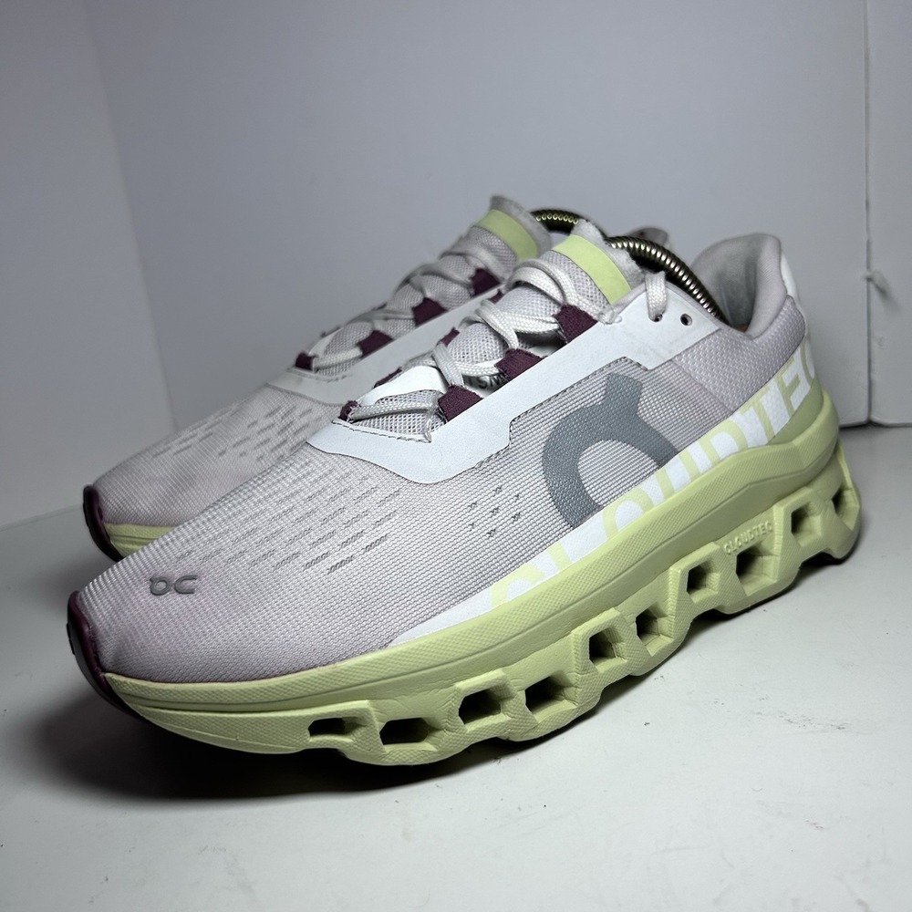 ON Running Women's Cloud Monster Frost Acacia Medium Width 7.5 - Picture 3 of 9
